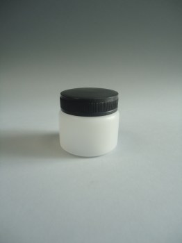 Bote plástico tapa negra    60 ml. (caja 200 uni.)  
